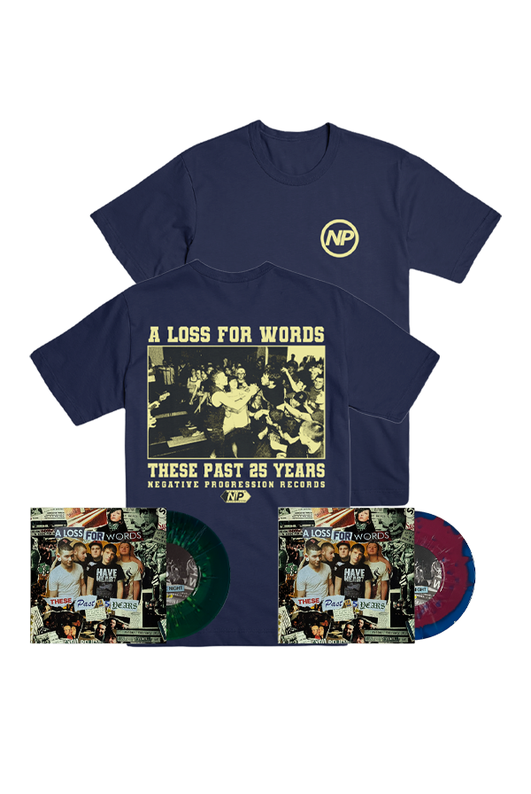 A Loss for Words - These Past 25 Years Tee + Both 7” Bundle