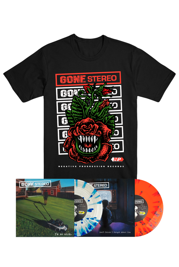 Gone Stereo Tee & LP Bundle
