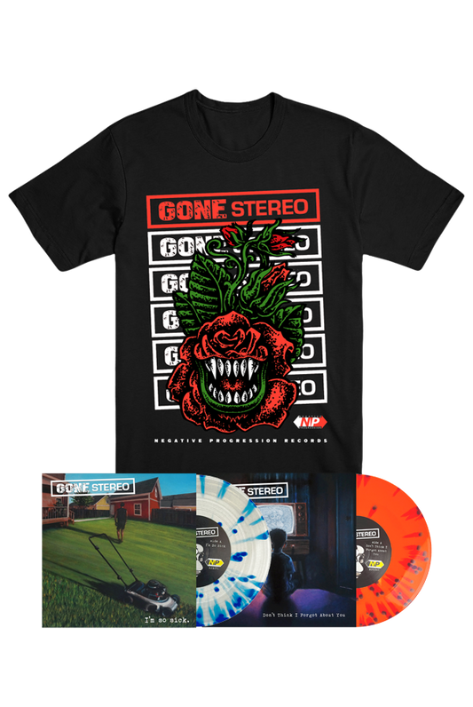 Gone Stereo Tee & LP Bundle