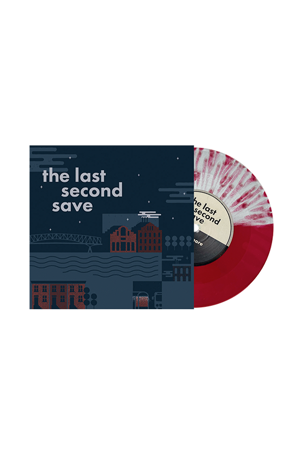 The Last Second Save - Baltimore 7” (Half Oxblood/Half Silver w/ Oxblood Splatter)