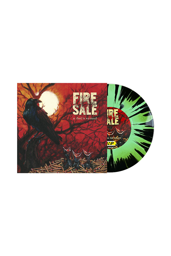 Fire Sale - A Fool's Errand 7"- (Swamp Mint/ Green w/Black Splatter)
